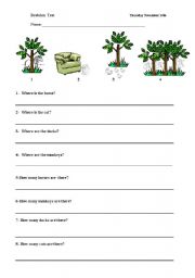 English worksheet: Prepositions