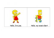 English Worksheet: the simpsons: introductions