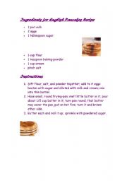 recipe pancakes