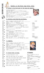 English Worksheet: ENTERTAINMENT