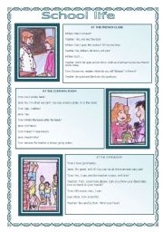 English Worksheet: School Life (10.08.08)