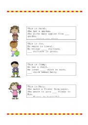 English Worksheet: his or her ???