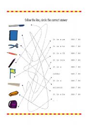 English Worksheet: it is a....
