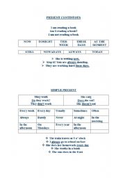 English worksheet: tenses