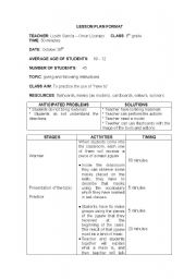 English worksheet: Giving and following instructions