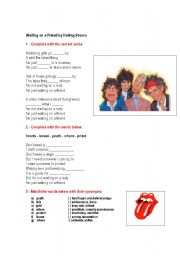 English Worksheet: Song Waiting on a Friend by The Rolling Stones