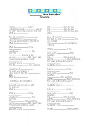 English Worksheet: Brighter than the sun