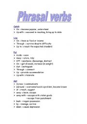 phrasal verbs