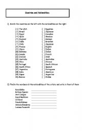 English worksheet: Family members