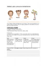 English worksheet: Conditional Adverbs Grammar sheet