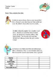 English worksheet: Vocabulary