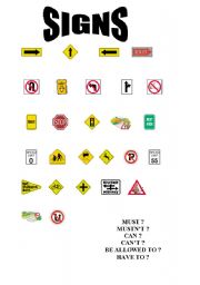 ROAD SIGNS