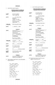 English Worksheet: HIGHSCHOOL MUSICAL ACTIVITY SONG 