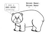 English Worksheet: Brown bear Activity
