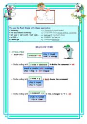 English Worksheet: Past simple