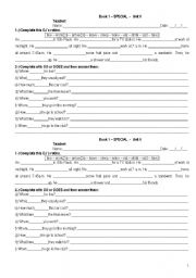 English Worksheet: A DJs routine