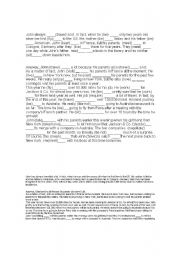 English Worksheet: Tenses