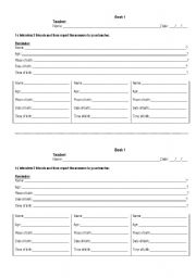 English worksheet: To be born - Interview 3 friends