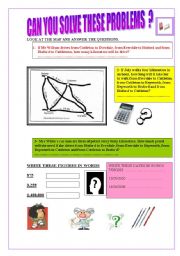 English Worksheet: SOLVE PROBLEMS 14-08-08
