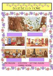 English Worksheet: BLUEBELLS HOME - FAIRY HOUSE (part1)