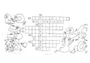 English Worksheet: Let´s solve the number puzzle
