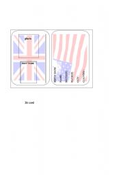 English Worksheet: ID CARD