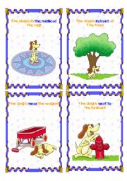 English Worksheet: The dog is... (5/6)- (15.08.08)