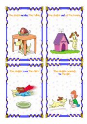 English Worksheet: The dog is ... (6/6) - (15.08.08)