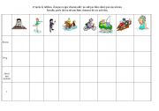 English Worksheet: talking about abilities, using 