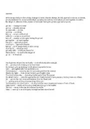 English Worksheet: Phrasal Verbs