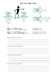 English worksheet: THIS, THAT, THESE, THOSE