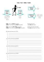 English Worksheet: THIS, THAT, THESE, THOSE