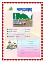 English Worksheet: Prepositions(16-08-2008)