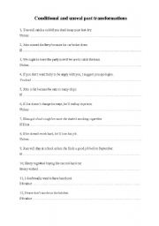 Conditionals and unreal past transformations