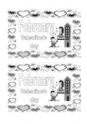 English worksheet: februarys cover