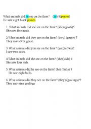 English worksheet: simple past