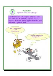 Punctuation (Unit 2) : question marks