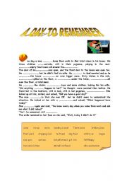 English Worksheet: A DAY TO REMEMBER