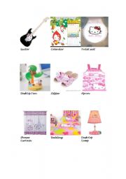 English Worksheet: Household items