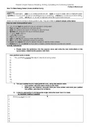 English Worksheet: Active to passive voice, Karen curry and shrimp paste recipes