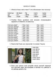 English worksheet: Modals