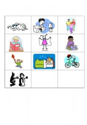 English worksheet: MEMORY GAME