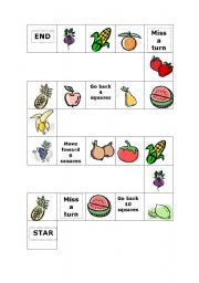 English Worksheet: BOARD GAME