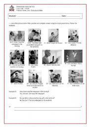 English Worksheet: EVERYDAY ACTIVITIES