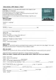 English Worksheet: Lost