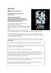 English Worksheet: Movies: A Lot Like Love