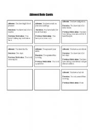 English Worksheet: ROLEPLAY BASED ON HEALTH