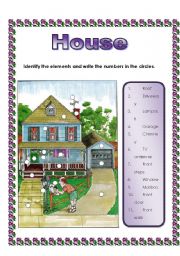 English Worksheet: House - (18.08.08)
