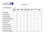 English worksheet: chart for adverbs practicing