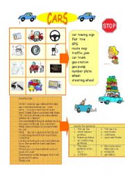 English Worksheet: CARS